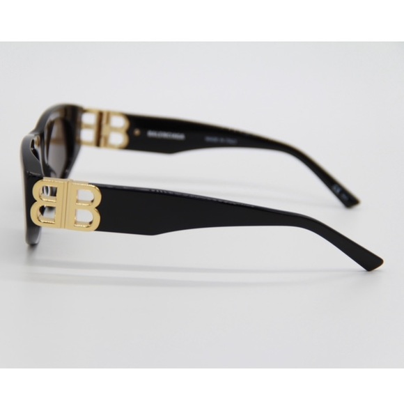 NEW BALENCIAGA BB0095S 001 UNISEX SUNGLASSES BALENCIAGA NEW COLLECTION - Picture 4 of 12